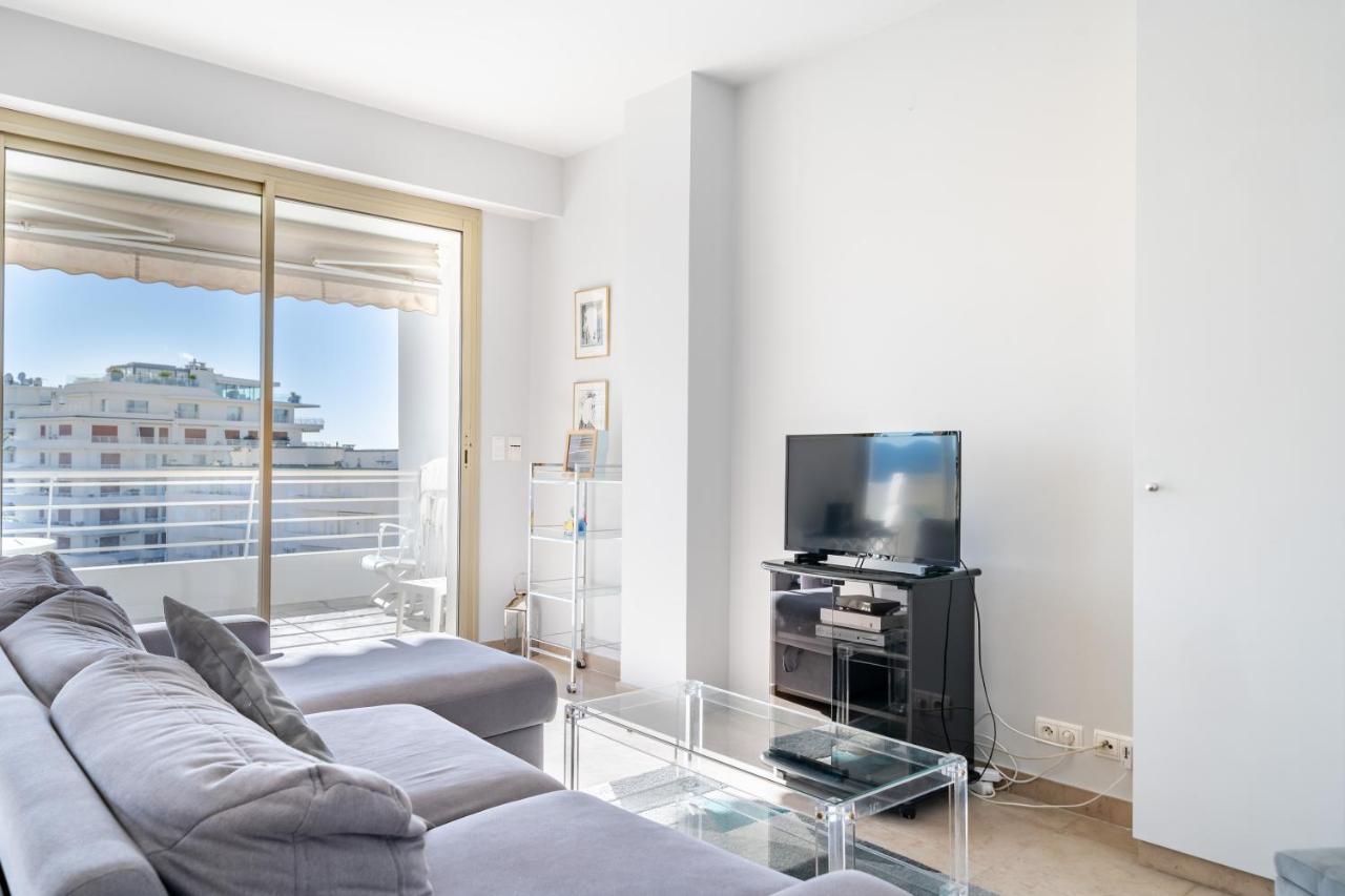 Palm Beach- Free Wifi- Parking- Sea View Apartamento Cannes Exterior foto