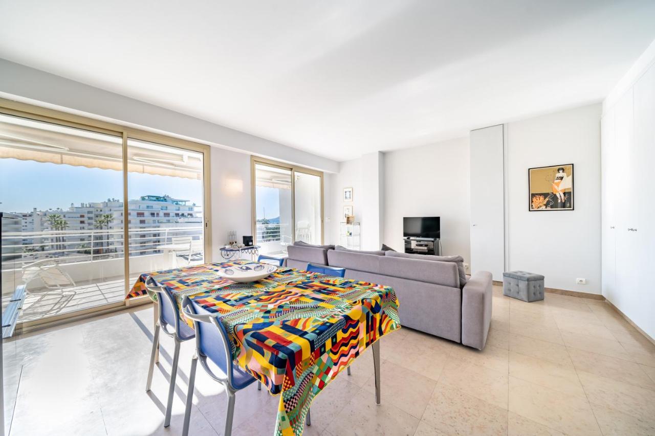 Palm Beach- Free Wifi- Parking- Sea View Apartamento Cannes Exterior foto