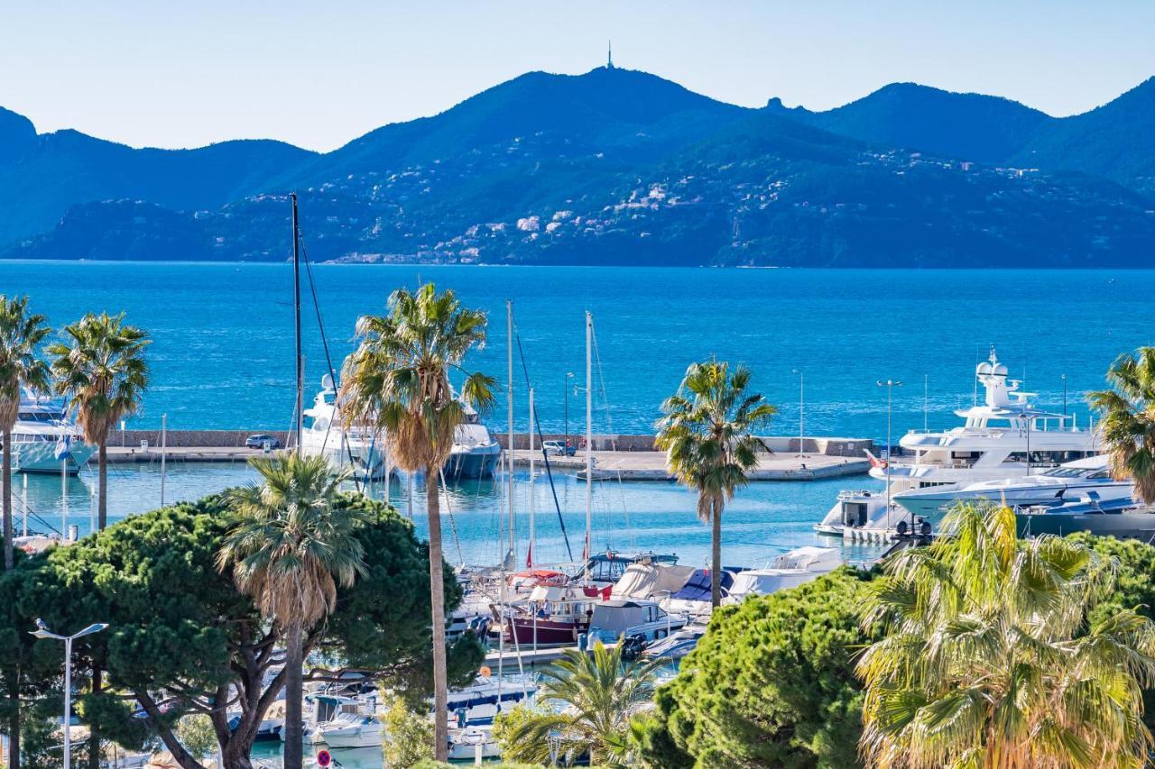 Palm Beach- Free Wifi- Parking- Sea View Apartamento Cannes Exterior foto