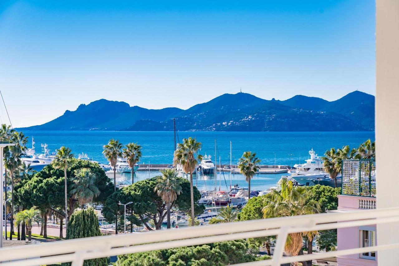 Palm Beach- Free Wifi- Parking- Sea View Apartamento Cannes Exterior foto